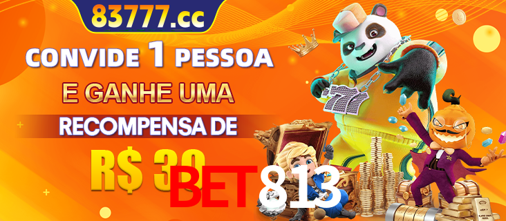 Banner institucional da BET813 sobre parceria de marcas e criação de uma marca de excelência, apresentando os mascotes de jogos populares como o Fortune Tiger.