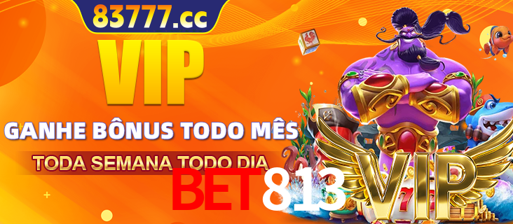 Banner promocional do BET813 oferecendo 100% de recompensas adicionais contínuas para quem fizer o login diário (Daily sign-in), com um mascote de coelho.