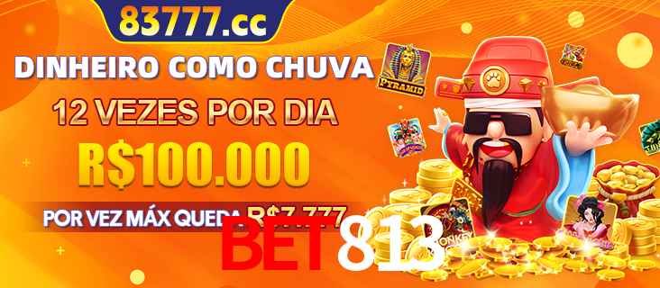 Banner do programa de recompensas Recomende para amigos do BET813, detalhando os bônus por convidar amigos, com prêmios que chegam a R$288.888.